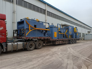兩臺(tái)吊鉤式、一臺(tái)通過(guò)式拋丸清理機(jī)發(fā)往河北邢臺(tái)